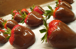 Rezepte - Erdbeeren in Schokolade